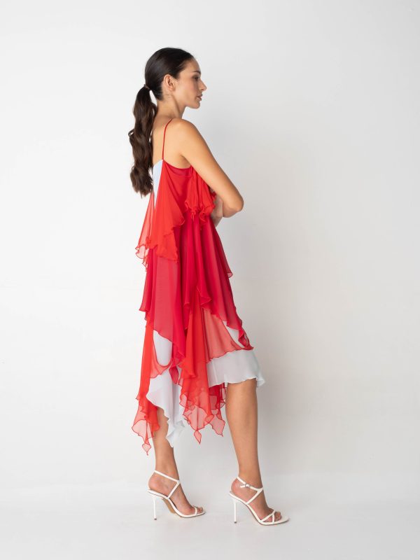 Maison Bias cut Scarf Slip Dress - Image 2